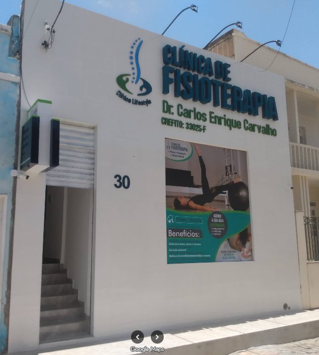 Fachada da Clínica de Fisioterapia Lifestyle, no Centro de Jacobina